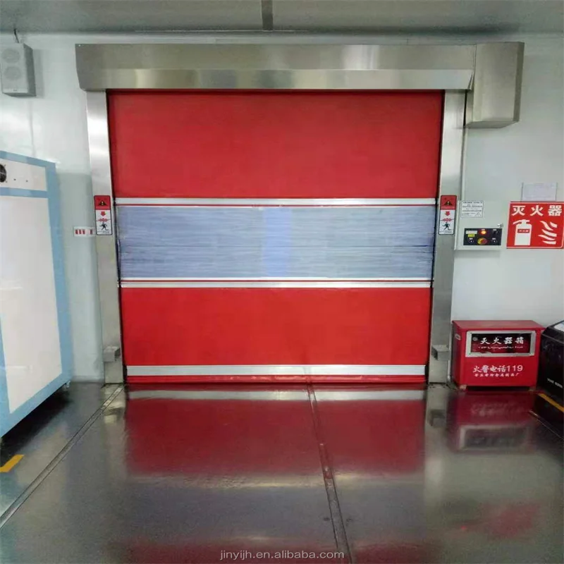 Plastic Rolling up Shutter High Speed PVC Door for warehouse and workshop