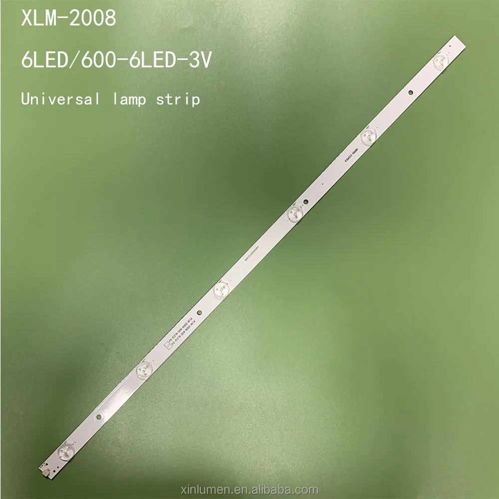 6LED/600-6LED-3V-XLM-2008 600*17 3030-3V LN ТВ светодиодная подсветка универсальная лампа