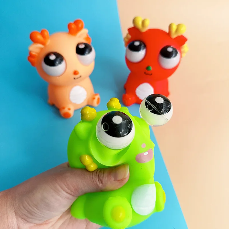 Dragon Eye Boom Squishy Squeeze Toys Dinosaur Decompression Fidget Spinners Toy Creative Boom Dinosaur Dragon Funny Toys