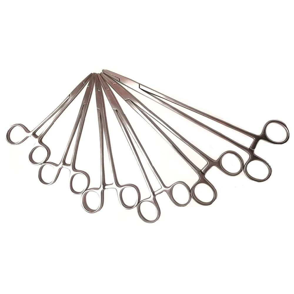 high quality stainless steel medical veterinary needle holder 14cm