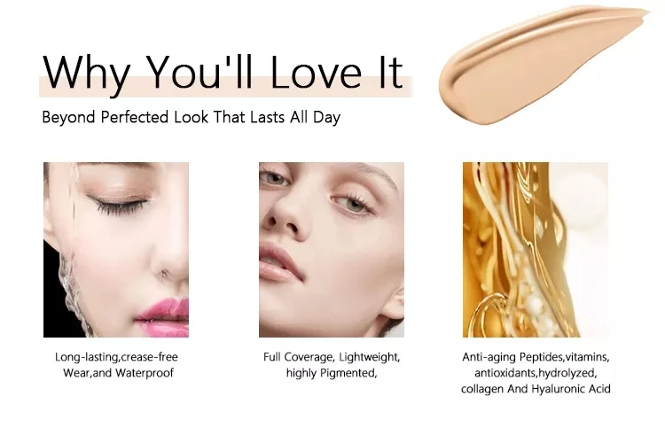 Cosmetic High quality No logo High coverage Brown Color correcting Oil free natural Dark Eye Cream Concealer for black women