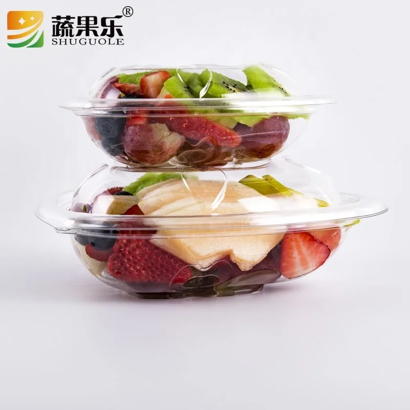High Quality Heart-Shaped PET Plastic Container with Lid Eco-Friendly Disposable Clamshell Box for Fruit and Candy Salad