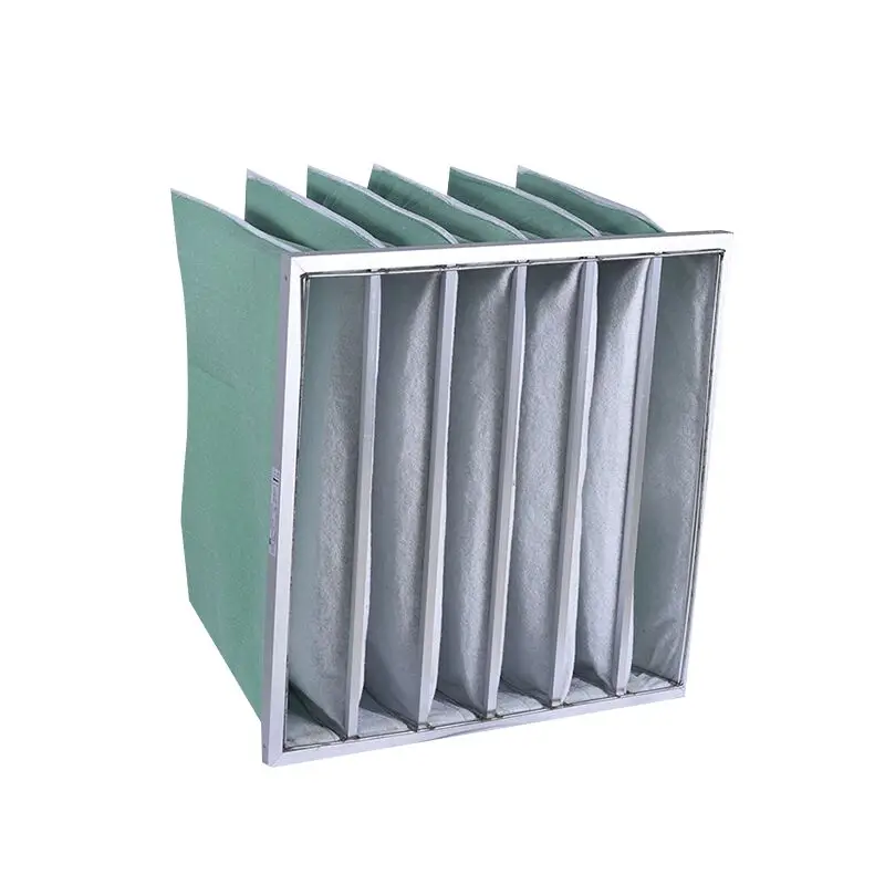 Huatai Air Filter F5 F6 Synthetic Fiber Pocket Filter With Aluminum Frame Filter Bag