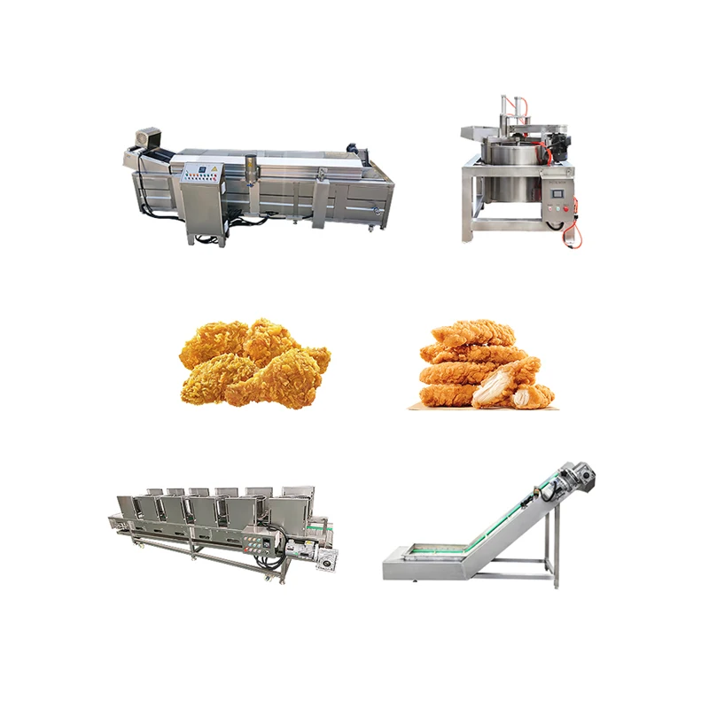 Automatic Continuous Shallot Fryer Bhaji Frying Machine Line Fried Onion Rings Making Production Line