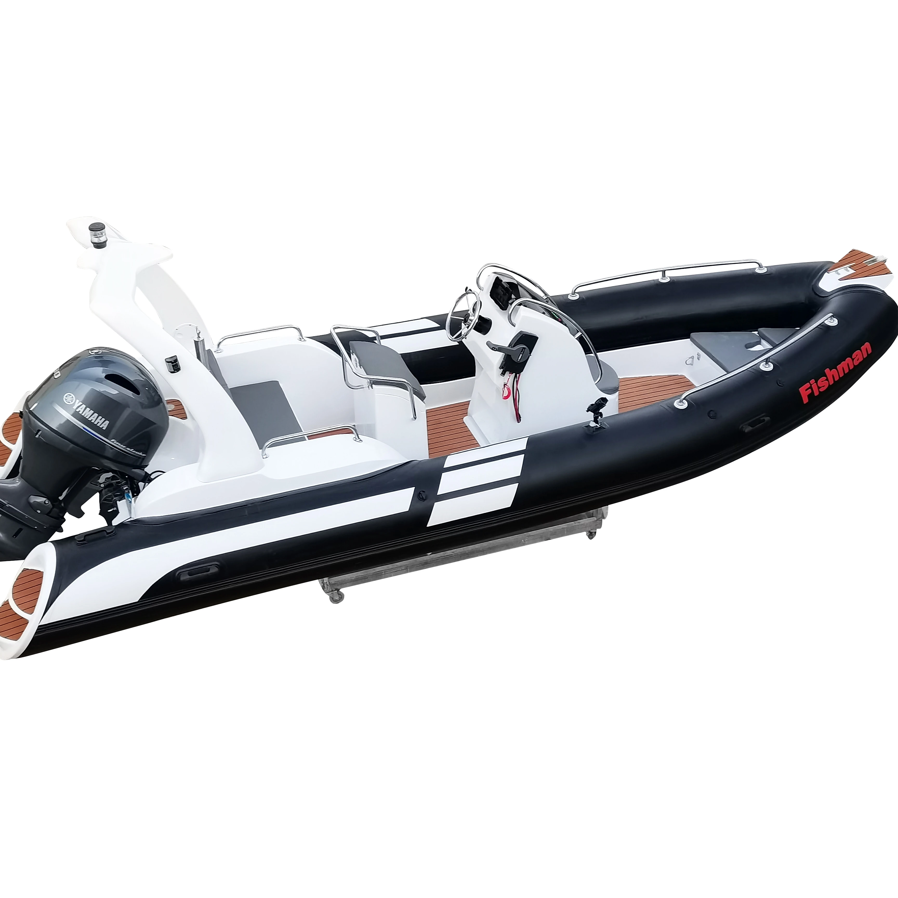 Популярная 19ft RHIB580 Роскошная CE Rib Hypalon жесткая надувная лодка кабина Китай Rib резиновая лодка