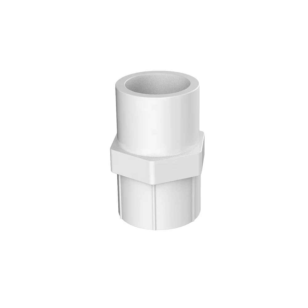 HOMSO DN20 DN110 PN25 Tees Universal PVC Pipe Fitting Female Adapter HDPE/UPVC/CPVC ASTM Standard Glue Connection