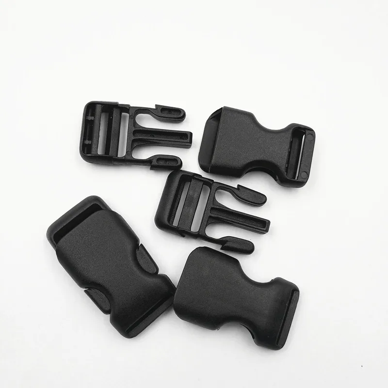 Side Release Buckles, Plastic Buckle for 1' Webbing Straps Backpack Replacement, Double Adjustable Heavy Duty Clips Snaps