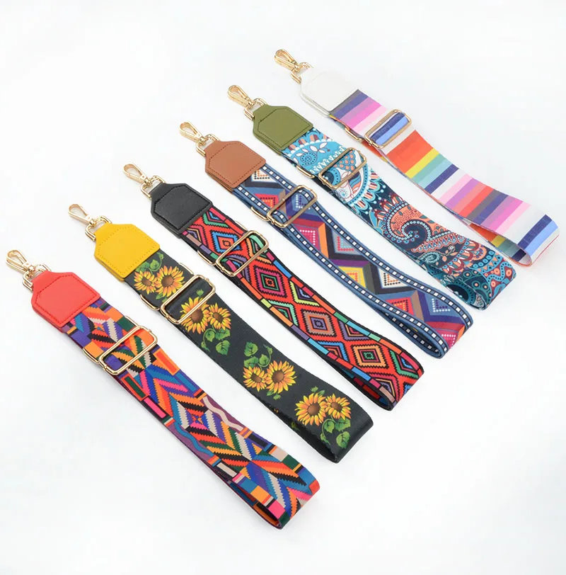 
Разноцветные дизайнерские модные сумки через плечо ремень для гитары стильный металлический зажим дикий Регулируемый Сменный ремень 