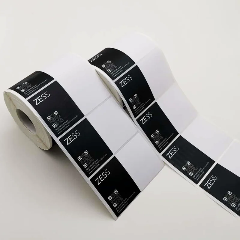 4x6 Inches Barcode Offset Printing Blank Colour Thermal Shipping Packaging Labels Maker Stickers PP For Laser Printer