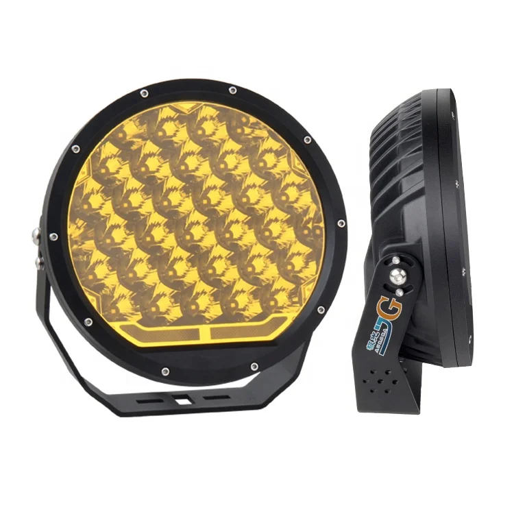 9 Inch DRL 4x4 Round Offroad Lighting Super Bright 165w Off Road Led Driving Lights for Tractor Truck Car