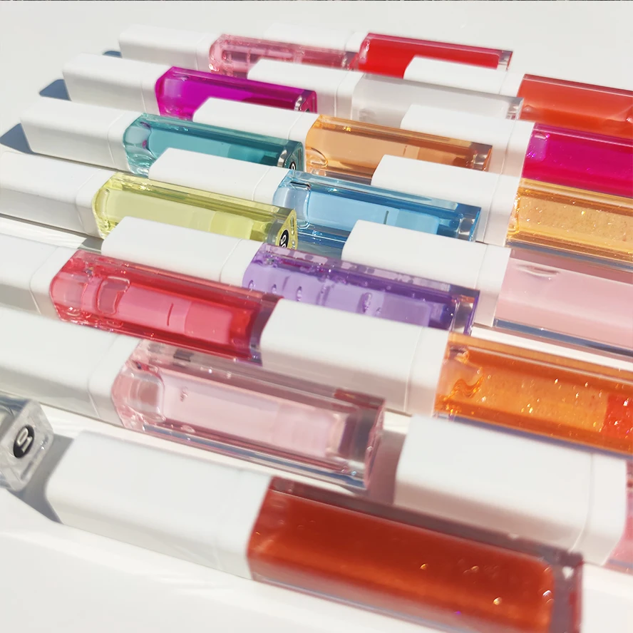 Private Label Lip Gloss Lip Oil Wholesale Vegan Fruit Lipgloss Oil Lip Gloss Plumper Oil