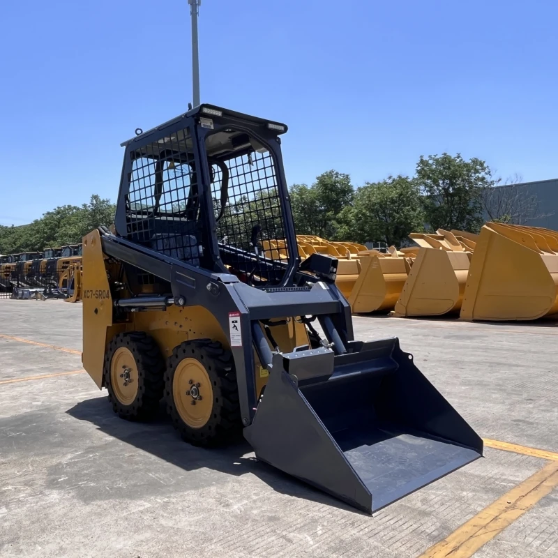 Crawler slide steering loader XC7-SR04 mini skid steer track loader