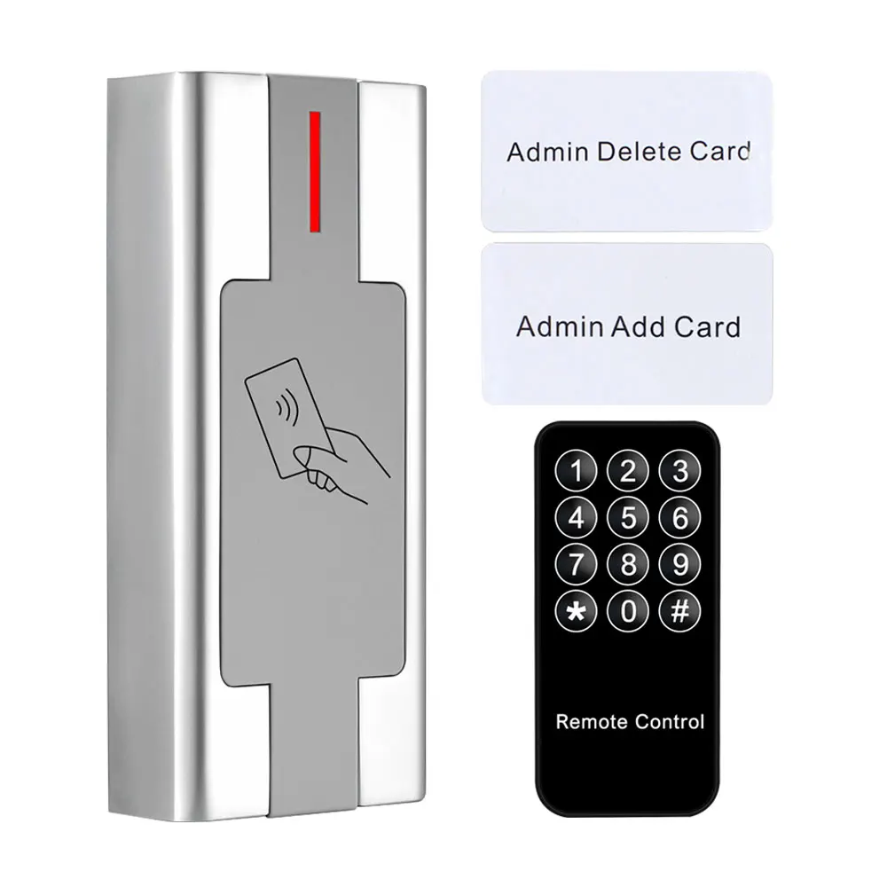 Контроллер доступа rfid Клавиатура 3000 пользователя Rfid кард-ридер дверная система контроля Главная карта администратора Водонепроницаемый Металл