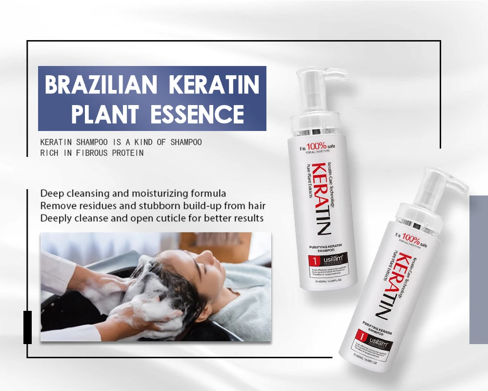 oem professional salon use top quality Brazil Keratin  hair pre-treatment treatment shampoo
