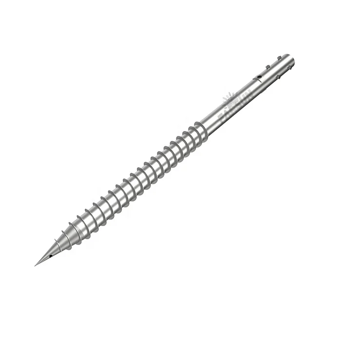 FarSun 2000mm Pile Foundation Ground Screw Piles Anchor Ground