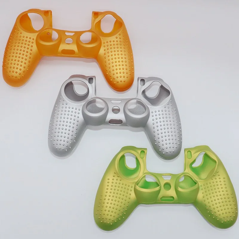 RALAN game pad cover Silicone case dust  PS4 controller golden cover for Playstation 4