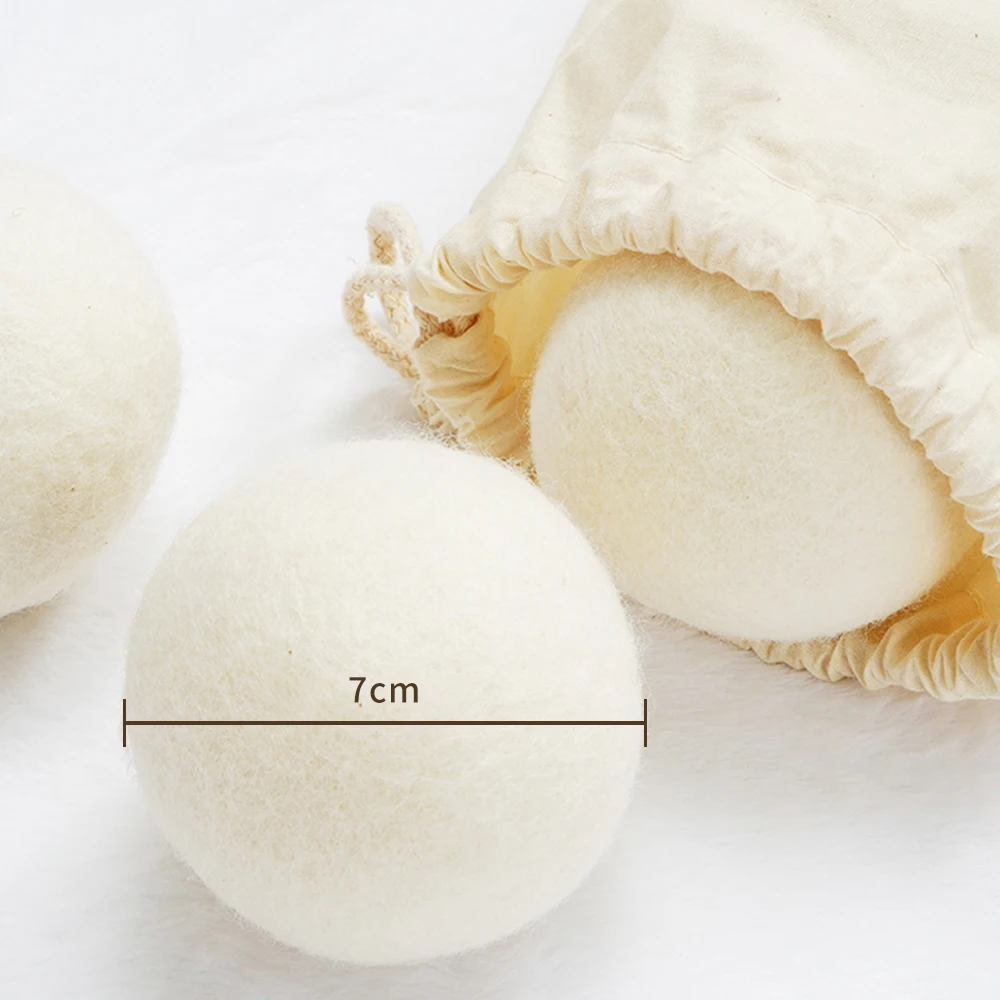 New Zealand Dryer Wool Felt Balls Organic Natural Fabric Softener Reusable XL 100% Handmade Wool Dryer Balls