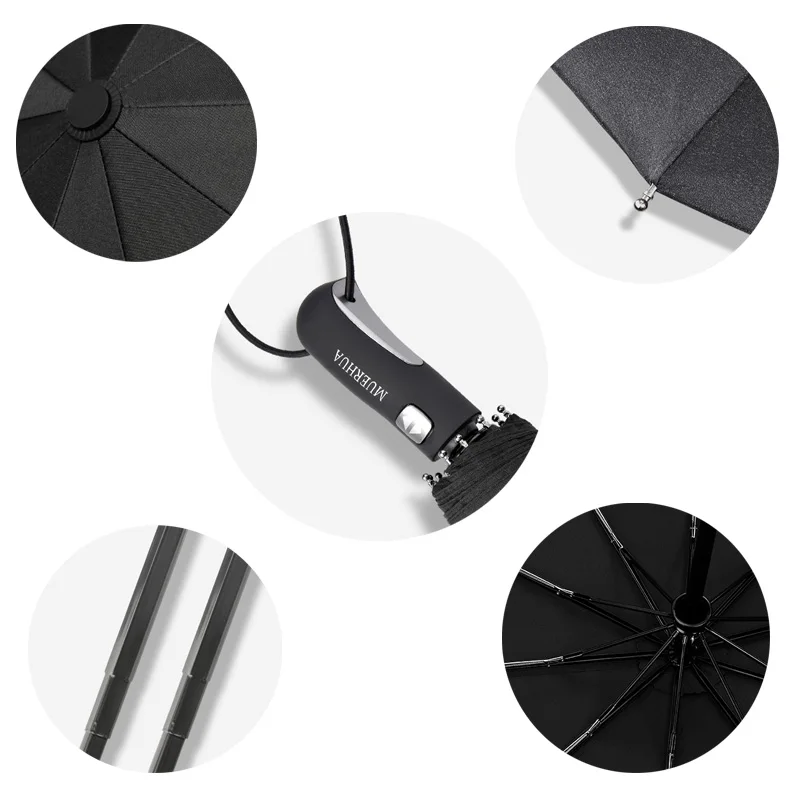 Compact Solid Color Auto Open and Close Logo printing fold umbrella custom waterproof fabric travel automatic umbrella