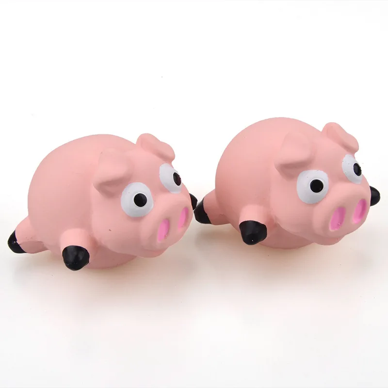 Custom silicone cute poodle toy dog bite resistant pet toy