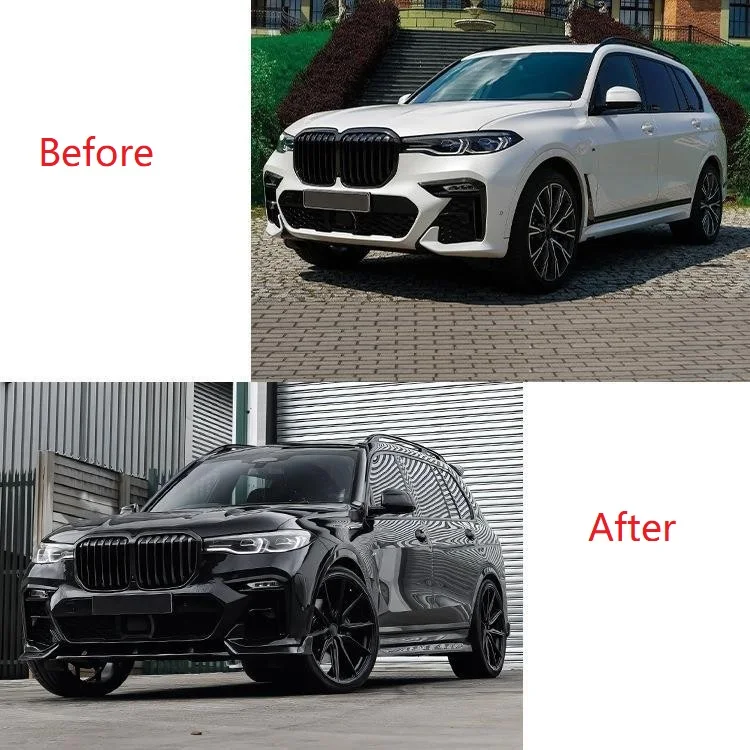 X7 Black Knight Style Car Body Kit Aero Kit For BMW X7 G07 M-Tech