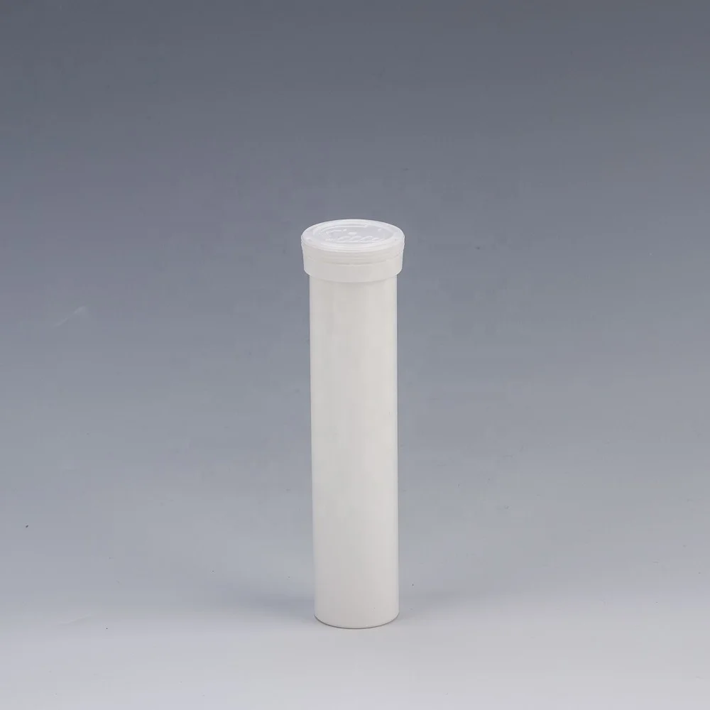 Medical cylinder PP empty 133mm pp plastic effervescent tablets packaging container vial with desiccant cap