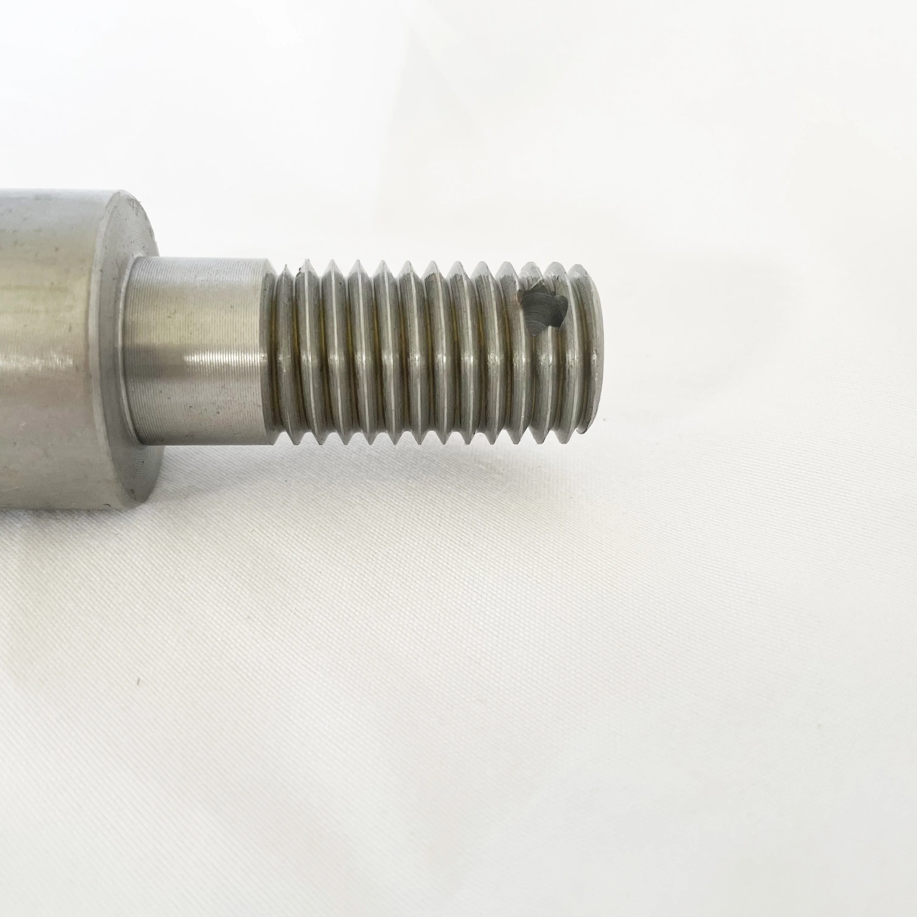 CNC machining factory wholesale custom surface treatment silver stainless steel metal round bar shaft