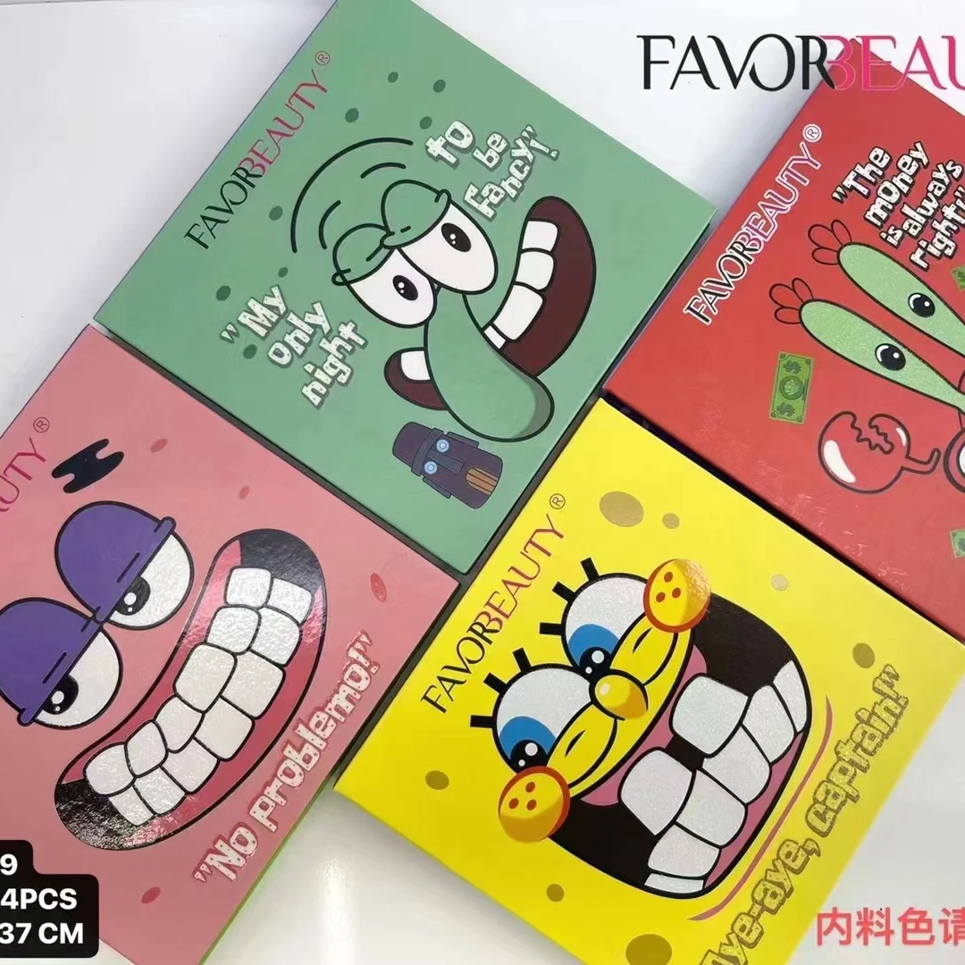 2022 New Arrival 4 models 9 colors Powerpuff girls Eye shadow palette Long Lasting high pigment eyeshadow sombra de ojos