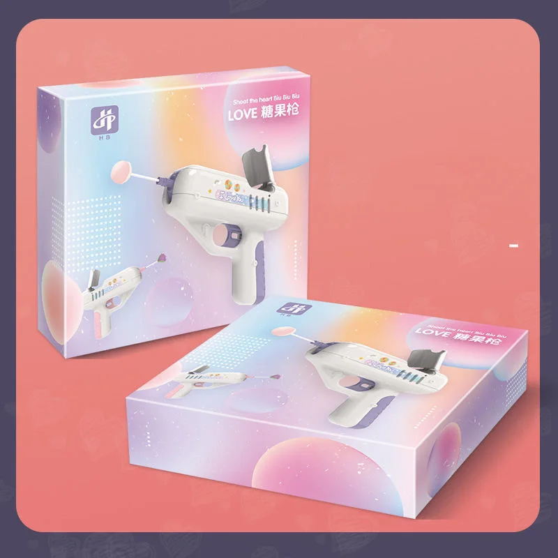 Sweet Lollipop Gun Candy Toy Mini Sugar Lollipop Shooter Fun and Cute Toy for Children and Girlfriends