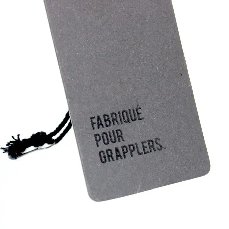 Подвесная бирка ручной работы, изготовленная из черной бумаги, бирка для одежды с собственным логотипом