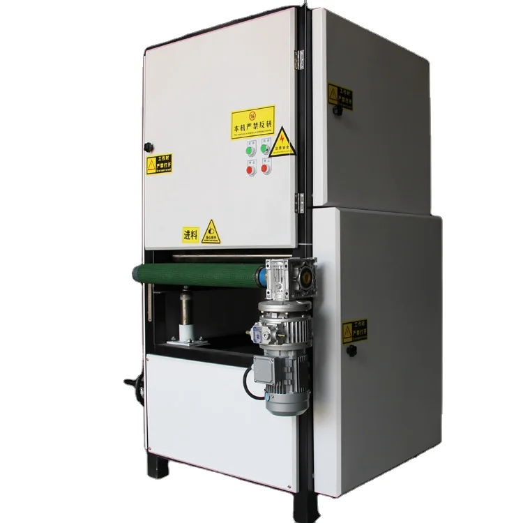 Steel aluminum iron metal sheet derusting polishing wire drawing machine Flat sander Plane polishing machine