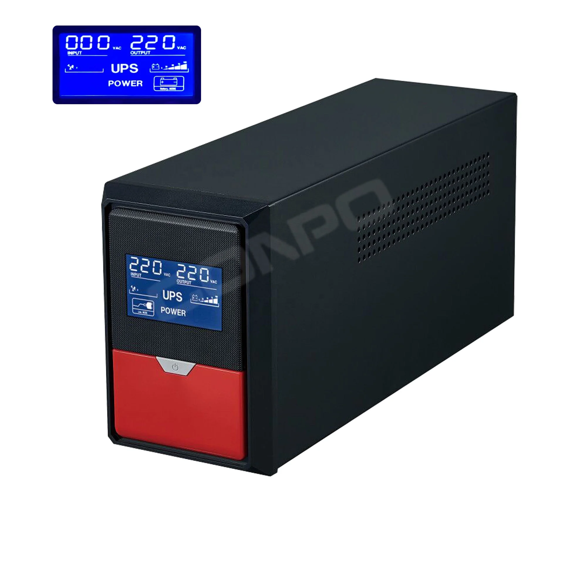 PK1000 1000VA/600W, in-built Battery 7AH/12V*2, Backup UPS/Offline UPS/Line interactive UPS with Surge protections 110V/220V