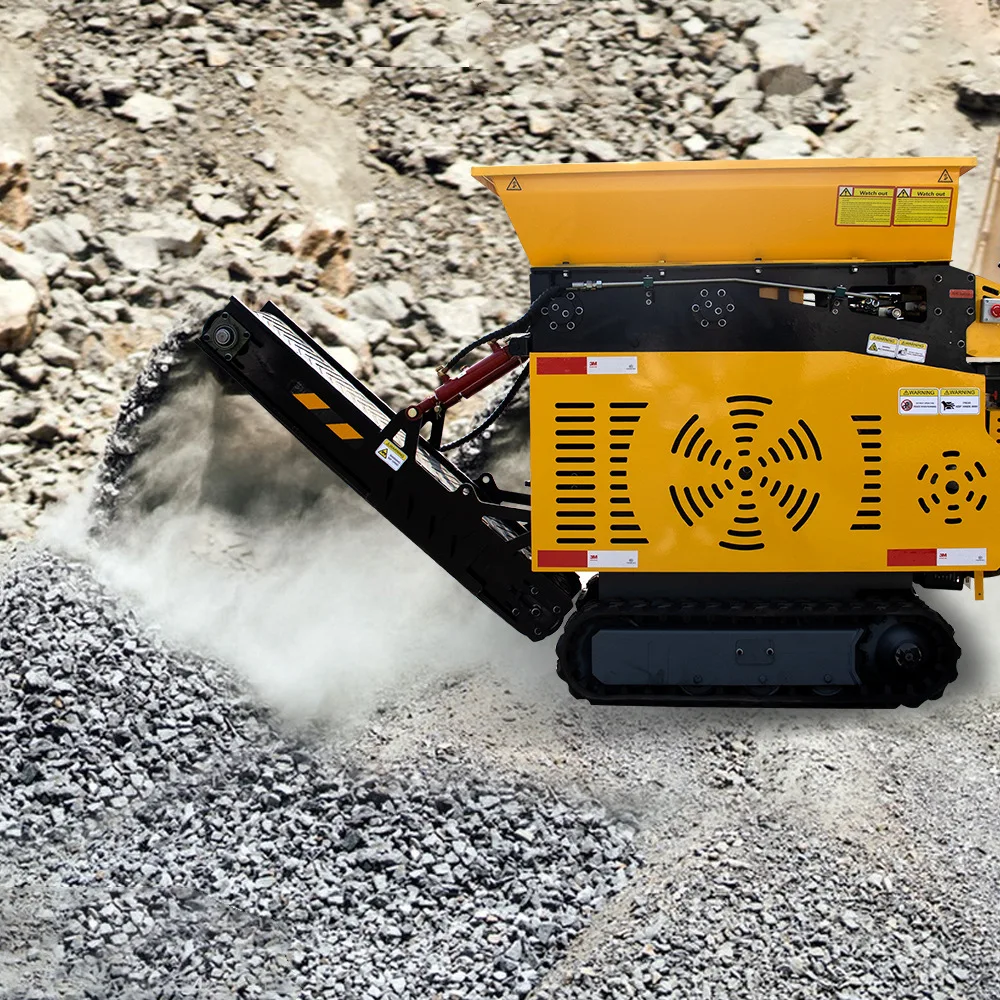 Factory Direct Sales Russian Crawler Crusher Stone Crushing Rock Crusher Mine Stone Building Materials Brick Tile Giant Stone Cr