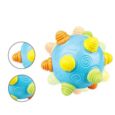 Newborn Baby Kids Music Shake Dancing Ball Toy Free Bouncing Sensory Developmental Ball Music Vibrating Dancing Balls
