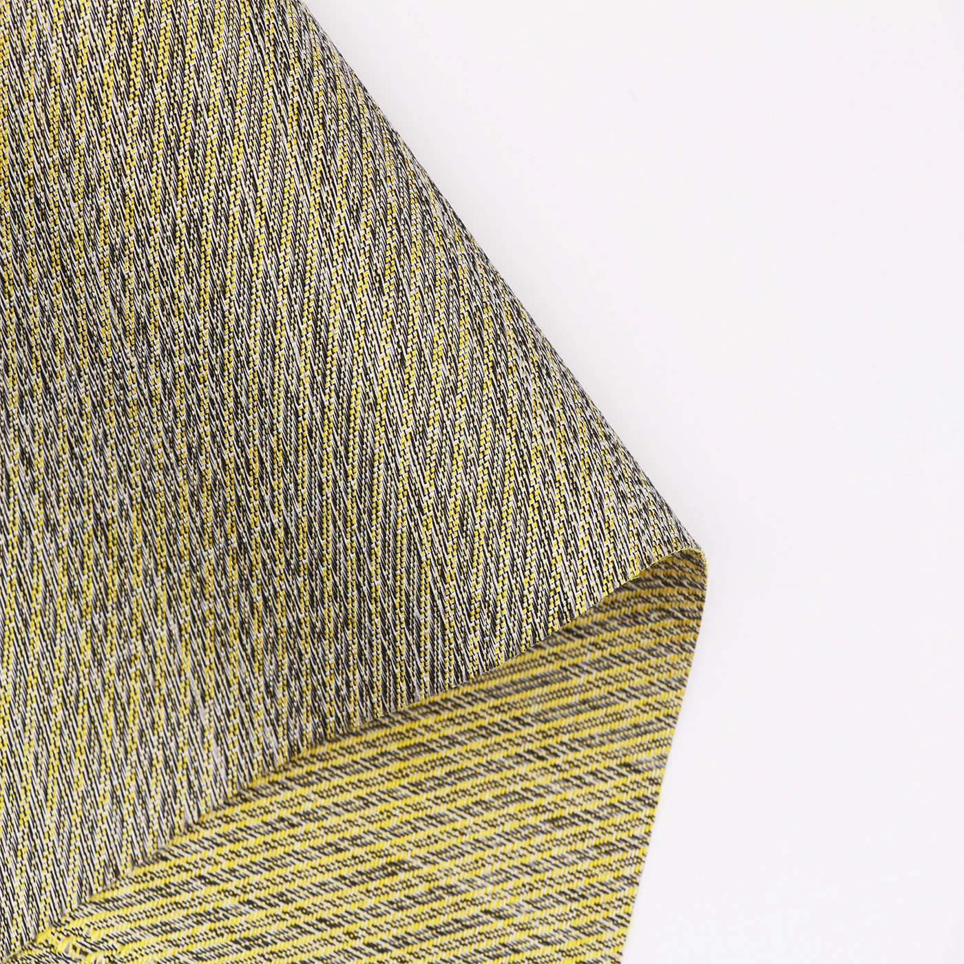 Hemp like effect PU waterproof and wear-resistant tricolor twill cationic 300D polyester automobile seat cover clotcusion fabric