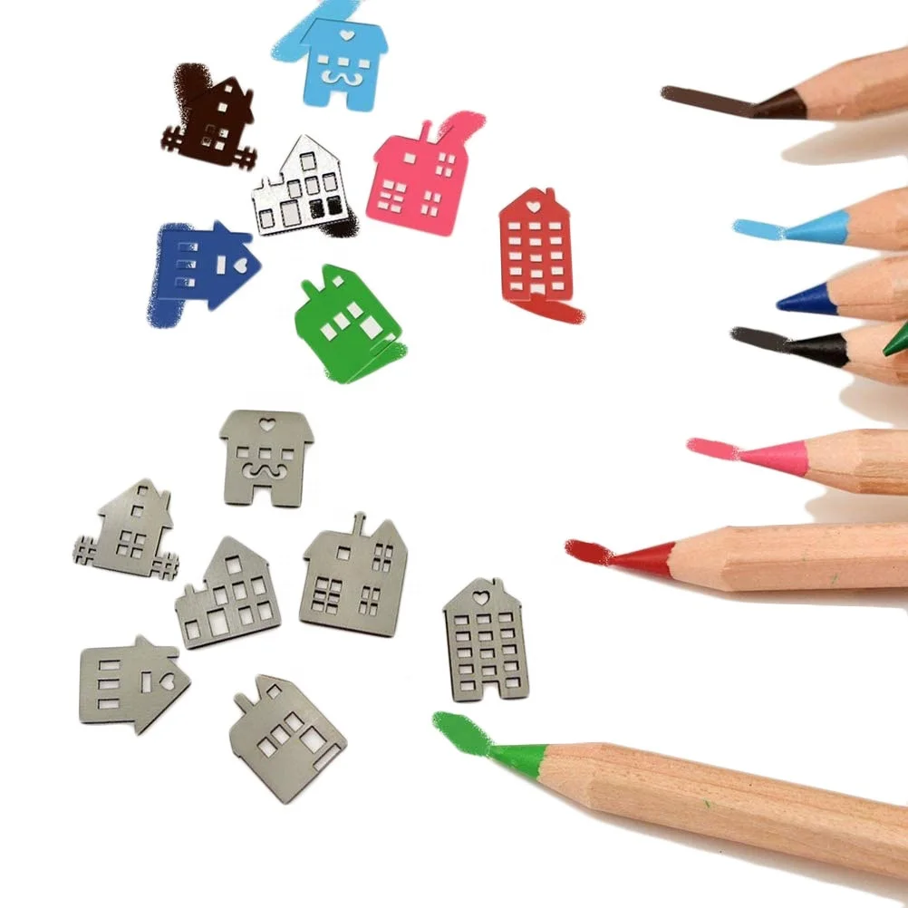 Kids DIY Painting Toys Wooden Blocks Stamp Educational Play Toys