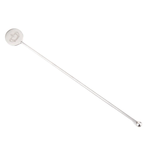 
Factory Direct custom round cocktail bar metal stainless steel swizzle stick wine drink stirrers 