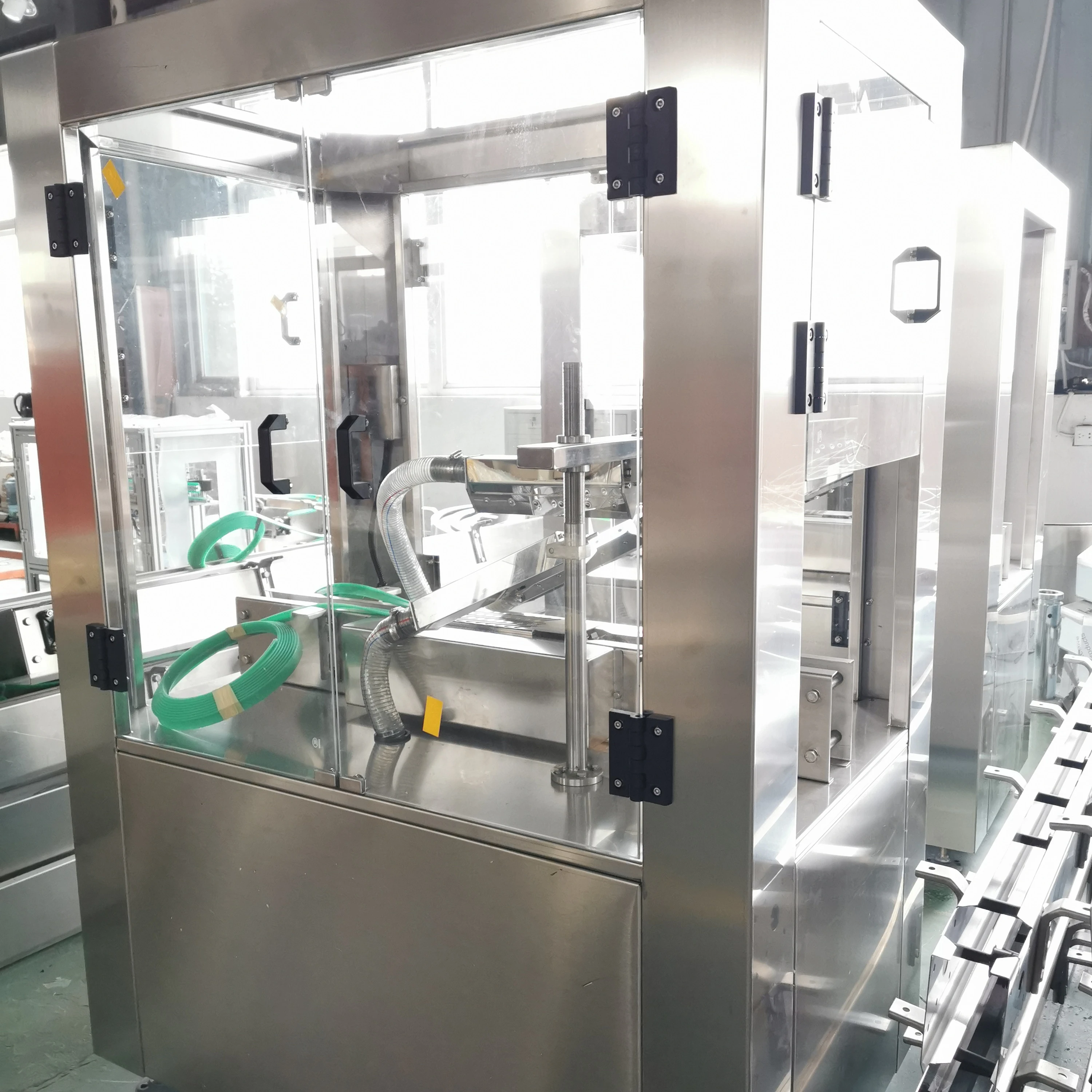 
air blowing tin can/bottle dryer with 4 air knife 