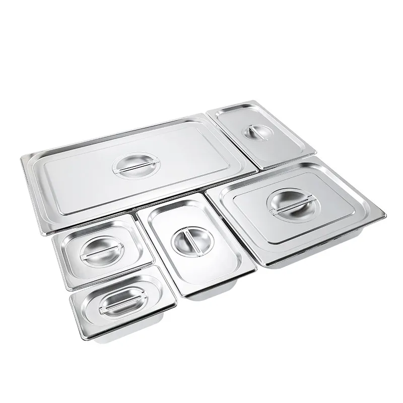 
Group consumption 1/3 size stainless steel 201 304 food soup container gastronorm GN pan for factory hotel buffet 