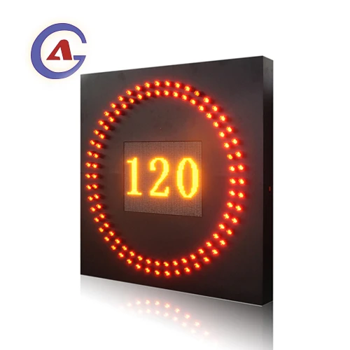 Electronic Message Centers Smart LED Display Screen Fixed Variable Speed Limit Traffic Signs
