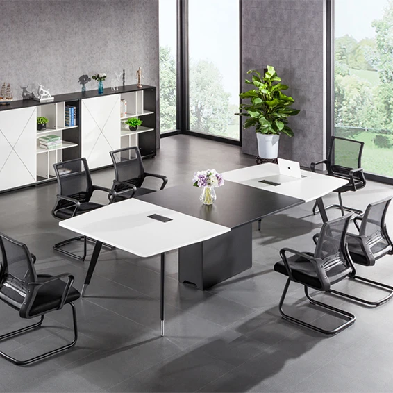 
High Quality Fashionable 10 Person Office Meeting Room Table Simple Design Conference Table 