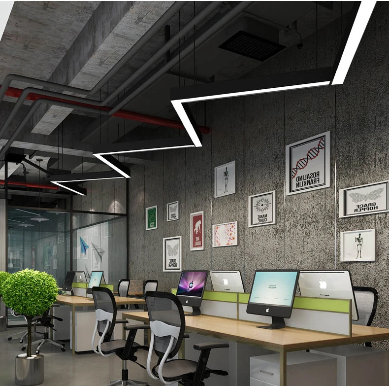 design set for dining room chandelier home lighting cord modern lighting fixture pendent office led light linear