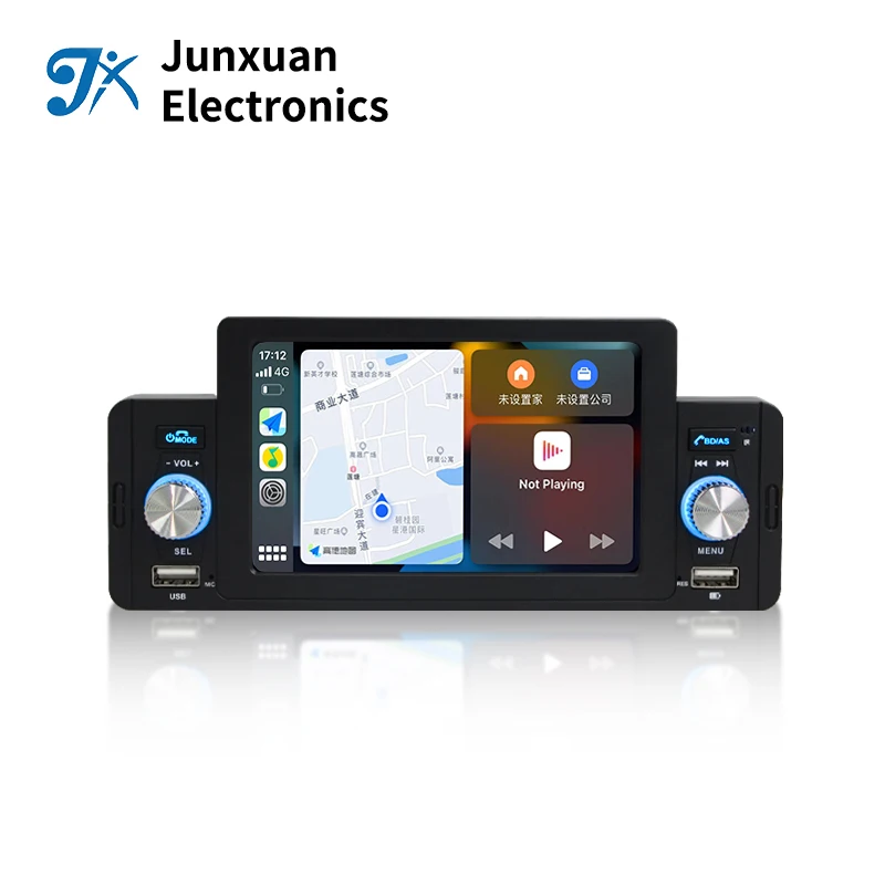 MP5 Video BT Car Radio New 5 Inch Touch Screen 1 Din IPS Universal Android 10 Car Radio Autoradio 7 Radio Coche Bluetooth CN;GUA