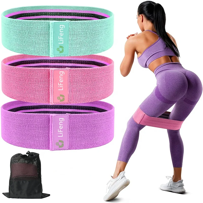 Оптовая продажа нестандартная 3-уровневая ткань фитнес-браслет тренировочная петля Йога