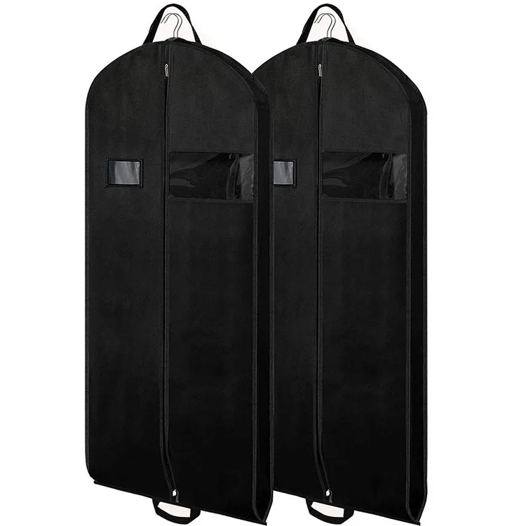 Waterproof Custom Logo Reusable Non Woven Garment Suit Bag with Handle