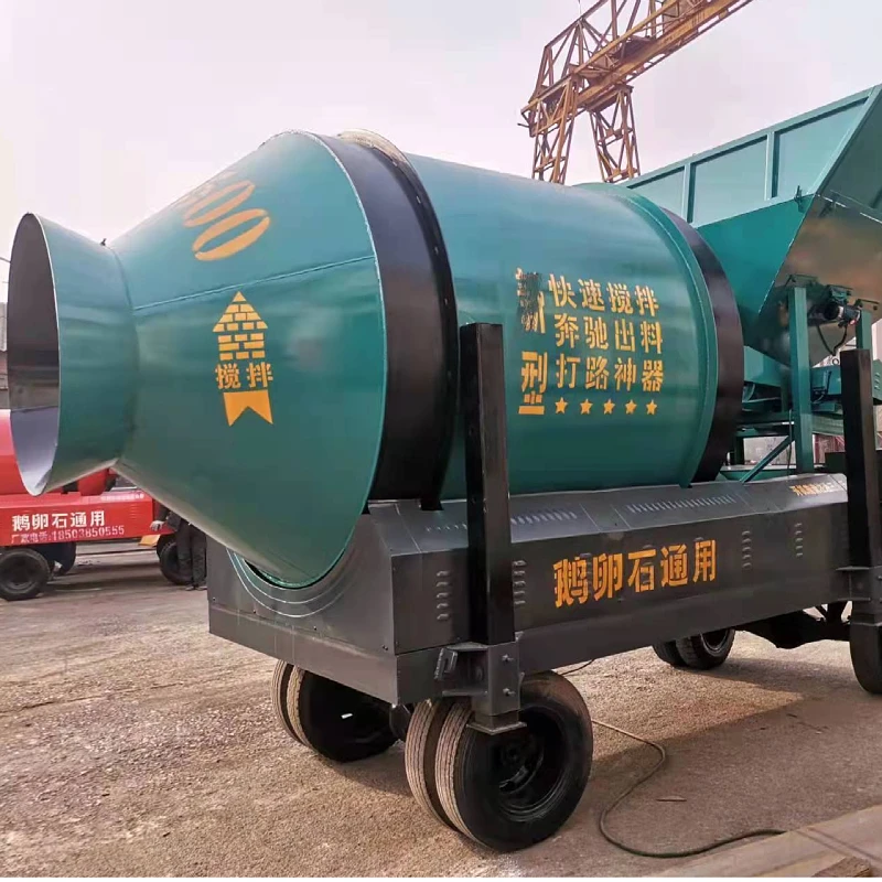 Rolling friction concrete mixer Large capacity 500L automatic concrete mixer