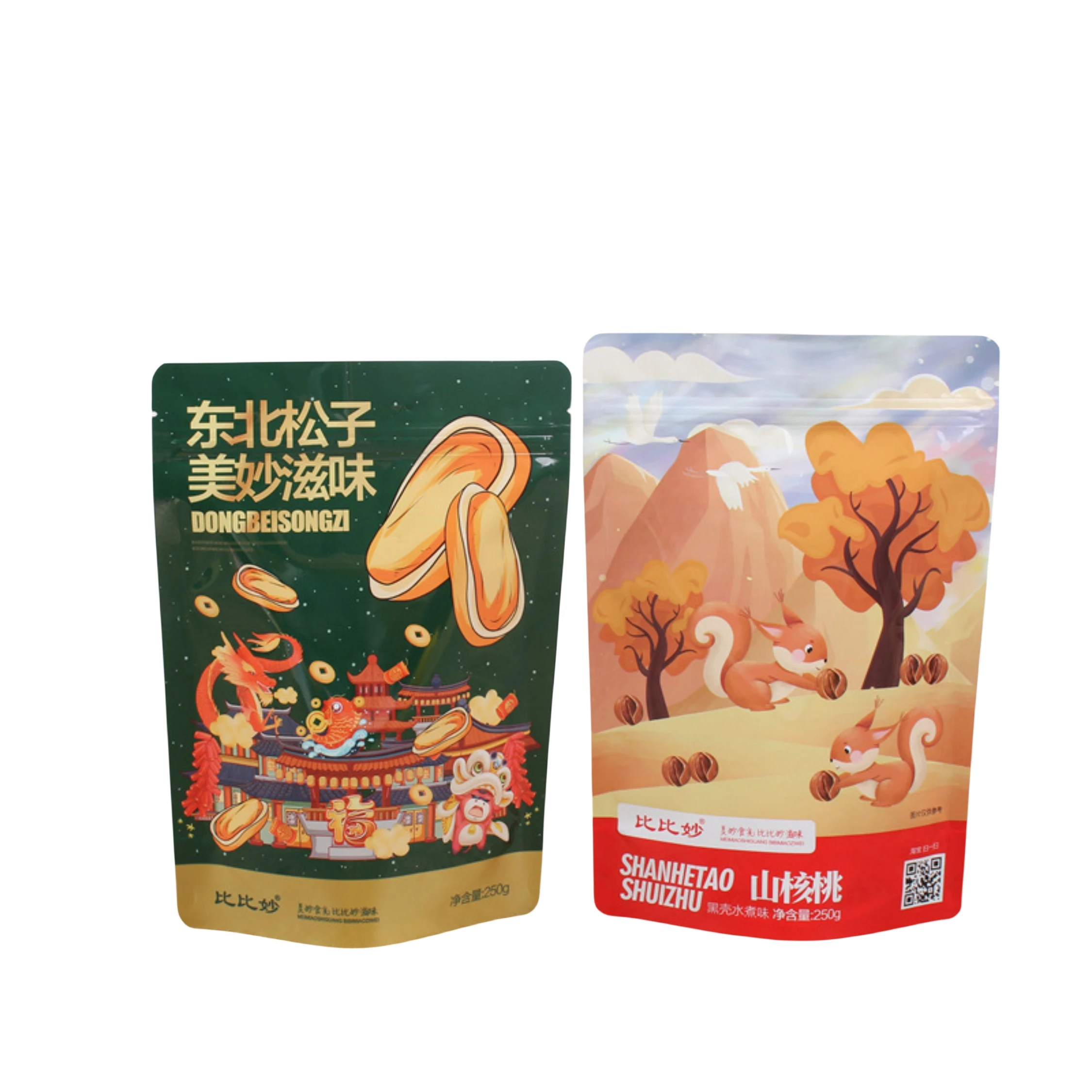 New Product Cereal Protein Powder Nut Grain Doy Agricultural Seed Packaging Bag