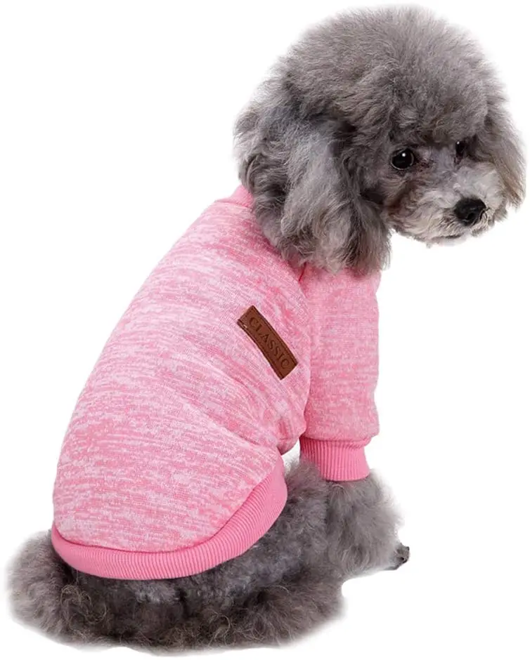 Pet Dog Clothes Knitwear Sweater Soft Thickening Warm Pup Dogs Shirt Winter Puppy Sweater for Dogs