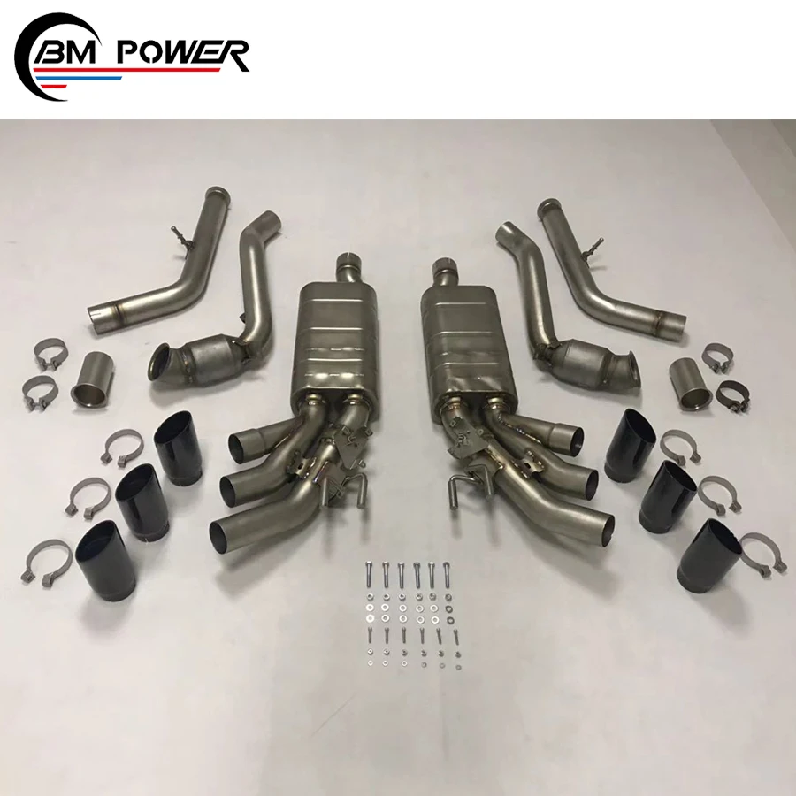 Stainless steel 2019 year G class w463a w464 g63 g500 IPE car exhaust tips muffler pipes system performance luxury body kit part