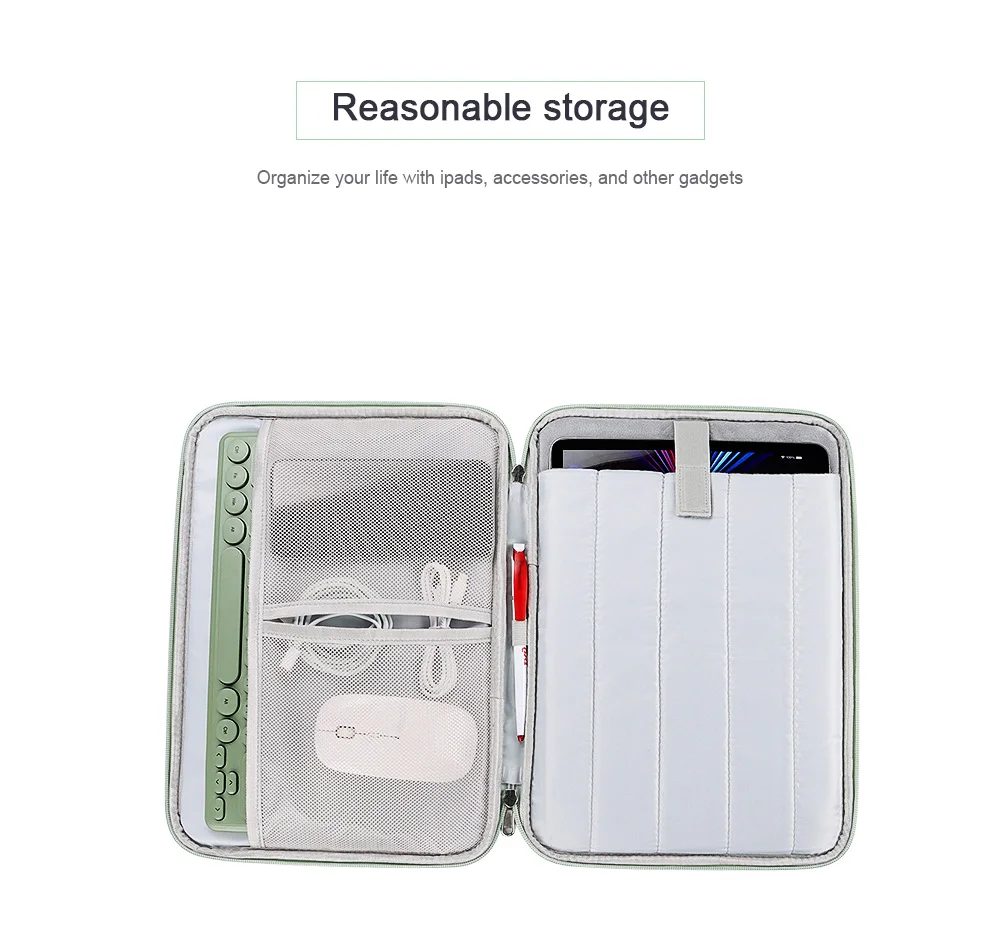 Custom Logo Factory wholesale Slim Portable Durable Tablet Case Sleeve Bag for iPad Bag Pouch 9.8 10.2 10.9 12.9 inch