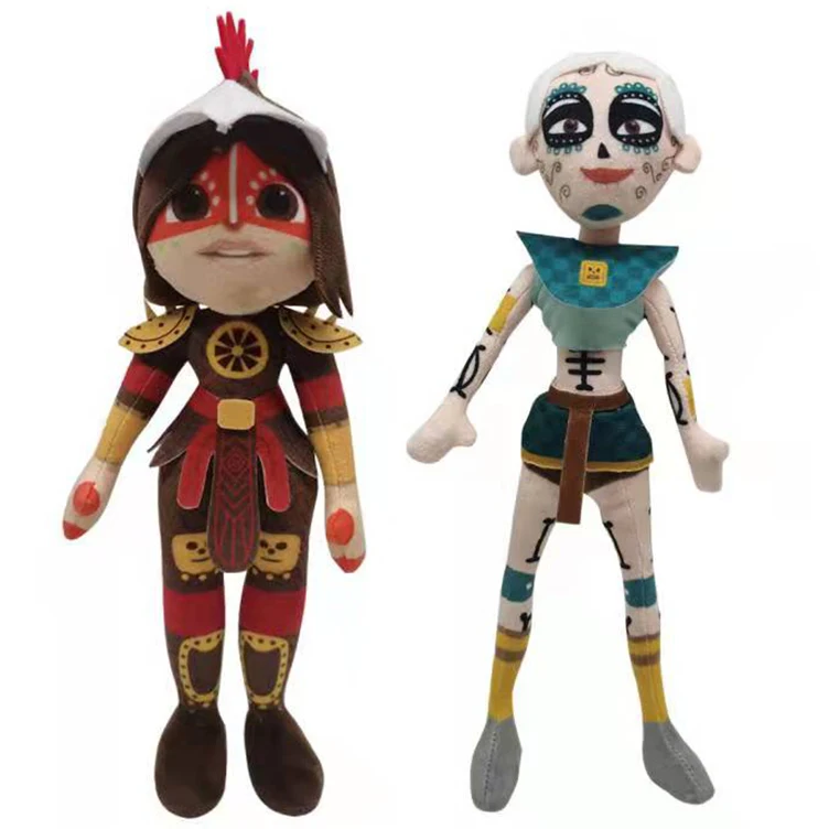 Factory OEM Maya and The Three Anime Plush Toy 30cm Cartoon Character Stuffed Plush for Christmas Gift